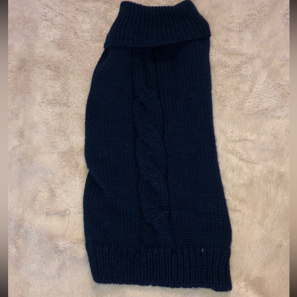 Navy Dog Sweater